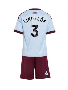 Otroški Nogometna dresi replika Aston Villa Victor Lindelof #3 Tretji 2026-27 Kratek rokav (+ hlače)